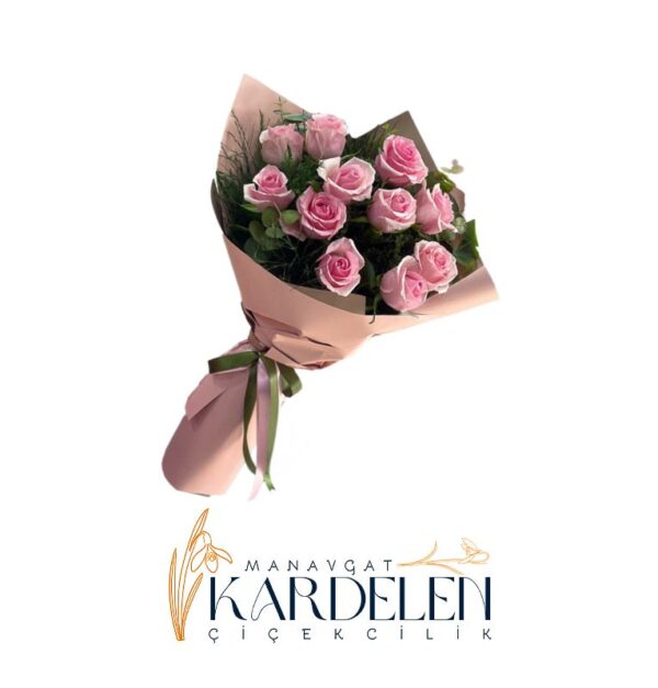 11-Adet-Pembe-Gul-Buketi