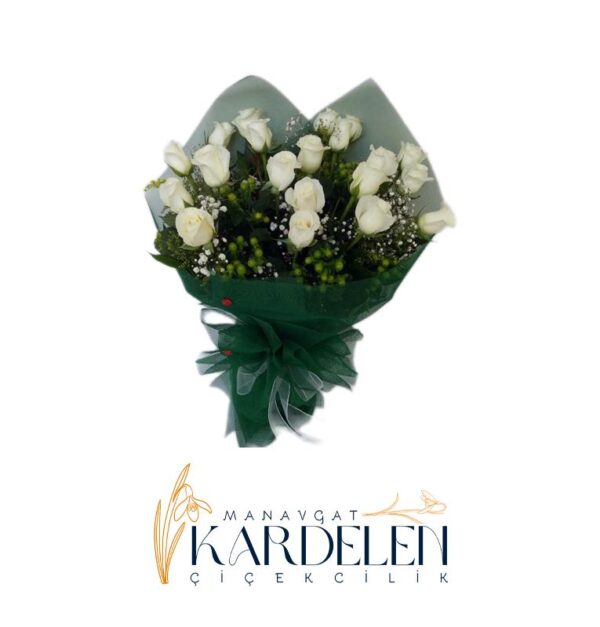 19-Adet-Beyaz-Gul-Buketi