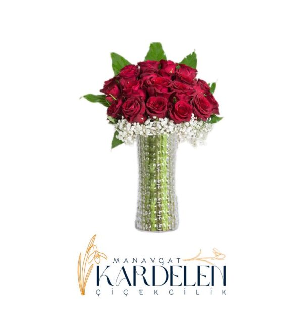 Cam-Vazoda-15-Adet-Kirmizi-Guller