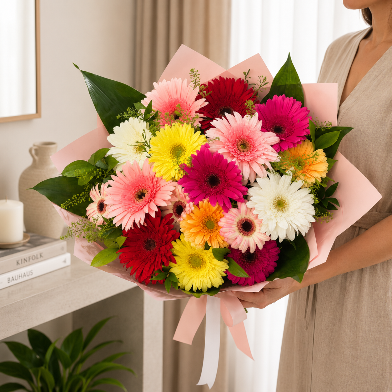 Şık Gerbera Buketi Manavgat Çiçekçi Aynı Gün Teslim
